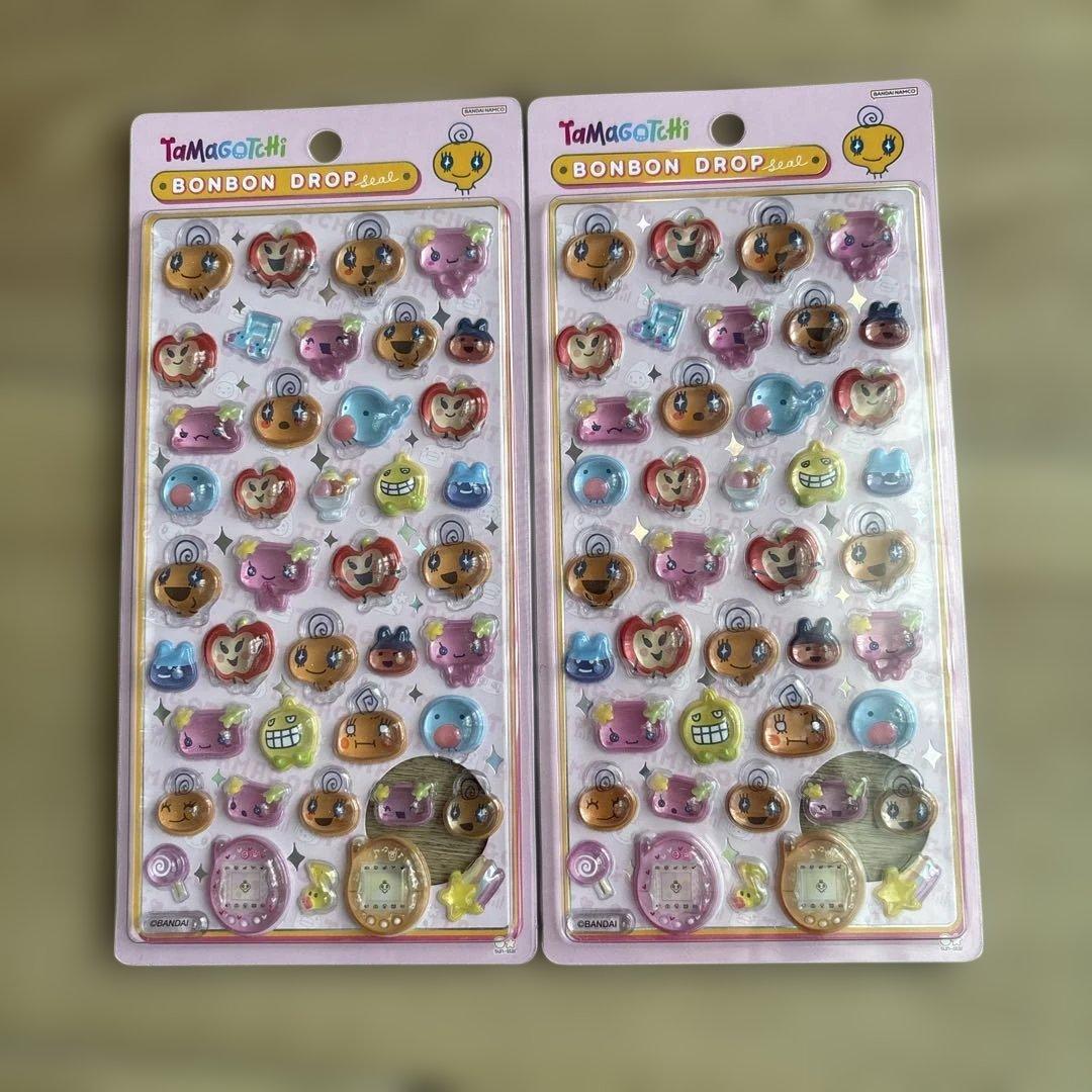Tamagotchi BONBON DROP シール 4枚セット