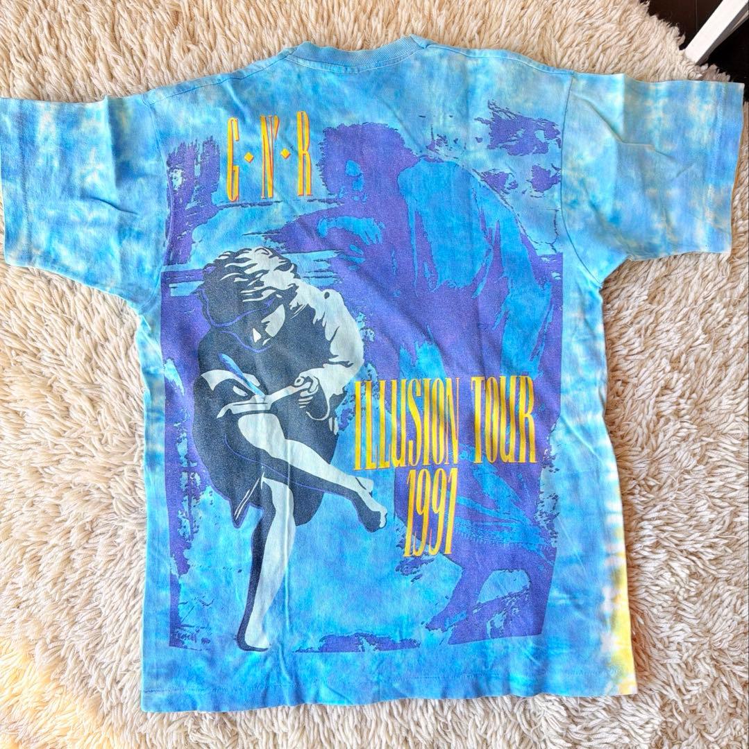 90' GUNS N' ROSES LIQUID BLUE Tシャツ Lサイズ