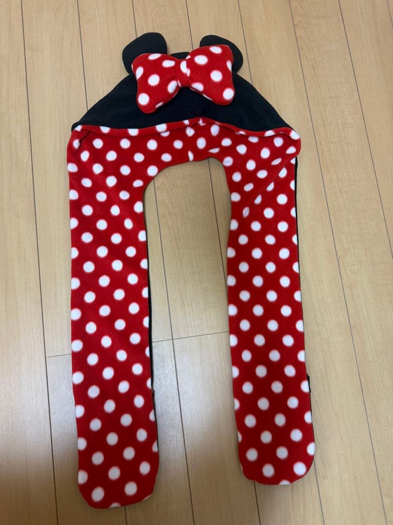 お値下げ中‼️ディズニー ミニーちゃん マフラーキャップ