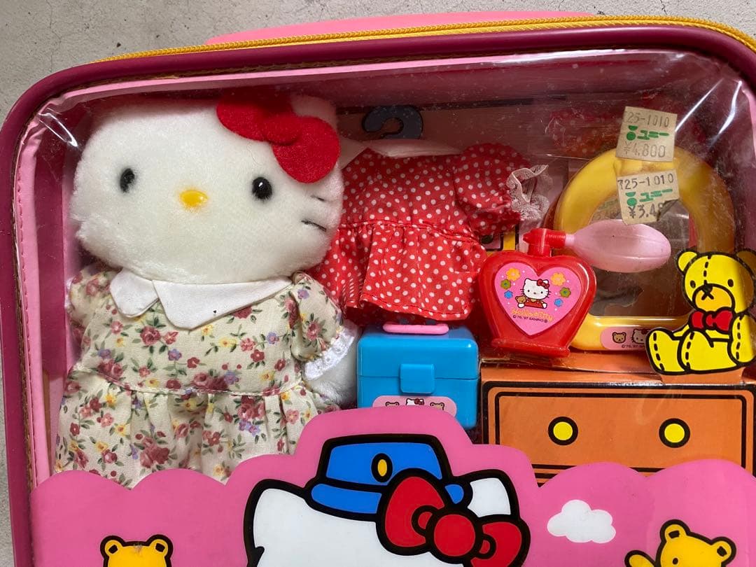 稀少　当時のそのまま　ハローキティ トラベルバッグ　きせかえセット