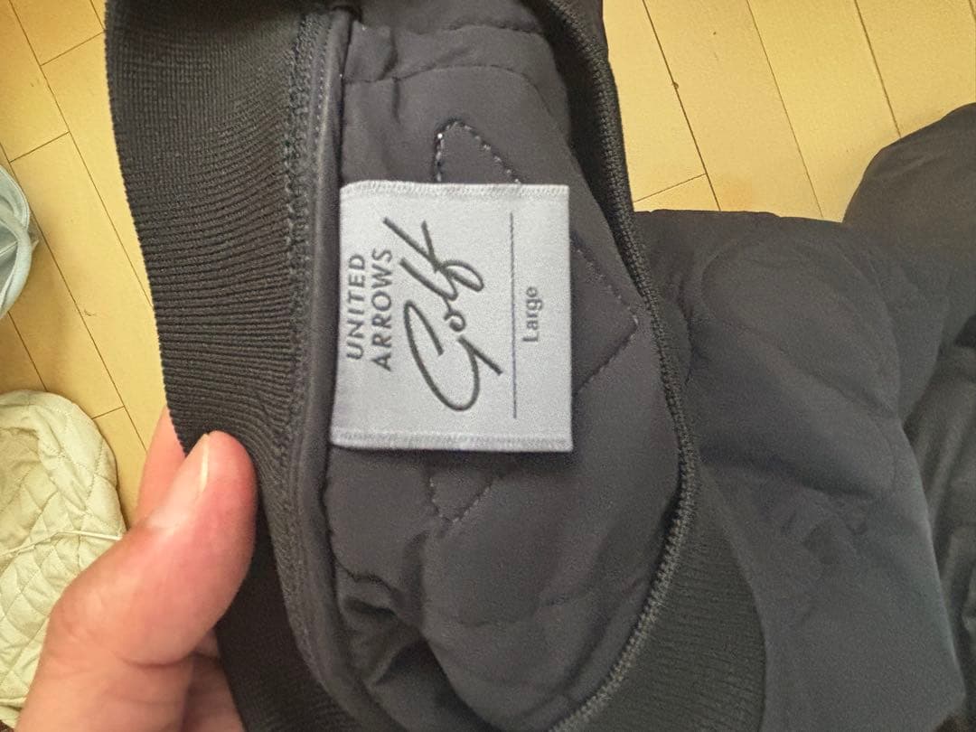UNITED ARROWS GOLF キルティングプルオーバー Lサイズ