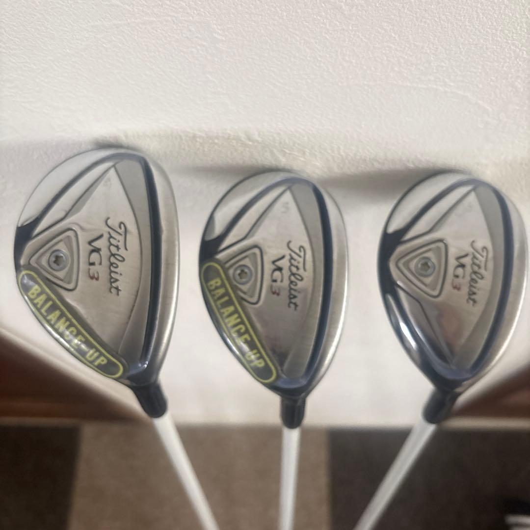 Titleist VG3のレディース用ウッド3本、UT3本セット