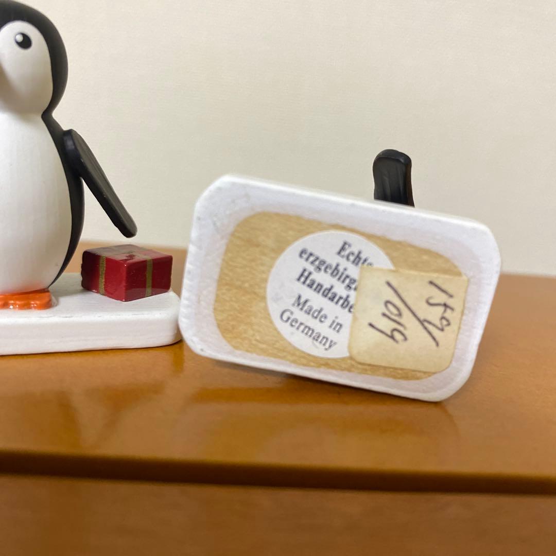 ドイツ製 置物　エルツ ザイフェン　ペンギン 2個セット
