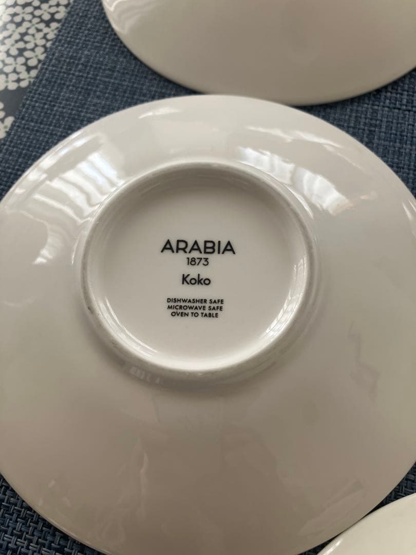 ARABIA koko 17センチ6枚セット