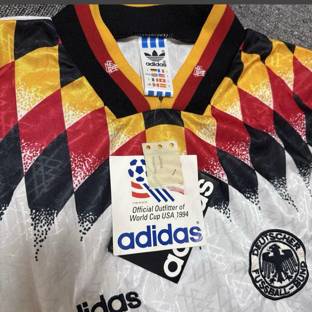 未使用 ドイツ代表 90's Lサイズ adidas アディダス サッカーユニ
