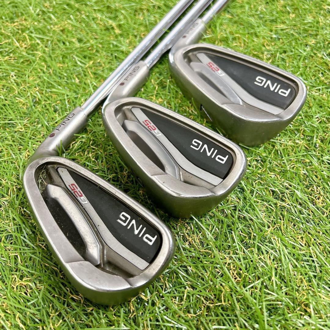 G25 ピン ゴルフ アイアンセット メンズ 初心者 6本 X 入門　マルーン