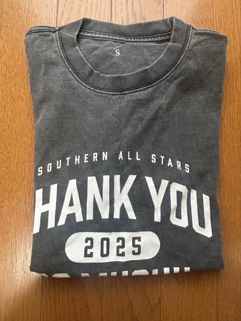 Sサイズ サザンオールスターズ 2025ヴィンテージ風Tシャツ 美品