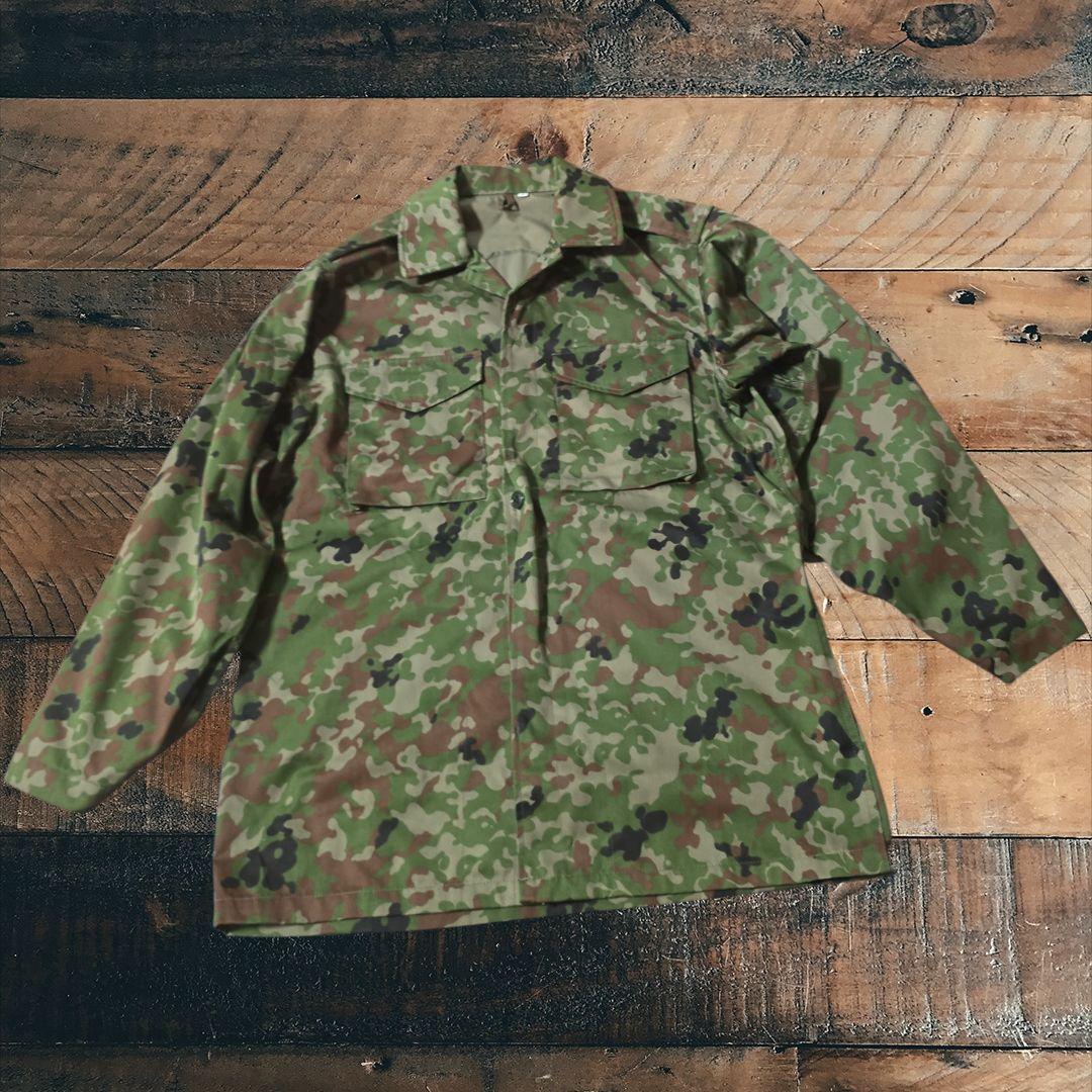 【未使用】陸上自衛隊 迷彩服 上下セット 2型迷彩 作業服 サバゲー 訓練服