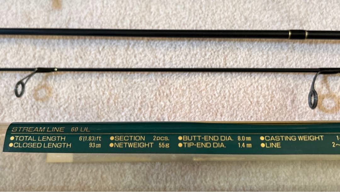 釣竿 RYOBI STREAM LINE 60UL