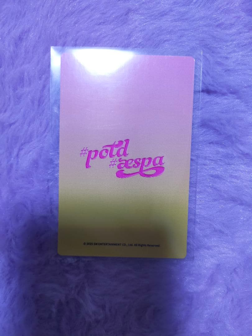 aespa ウィンター 広州 potd トレカ