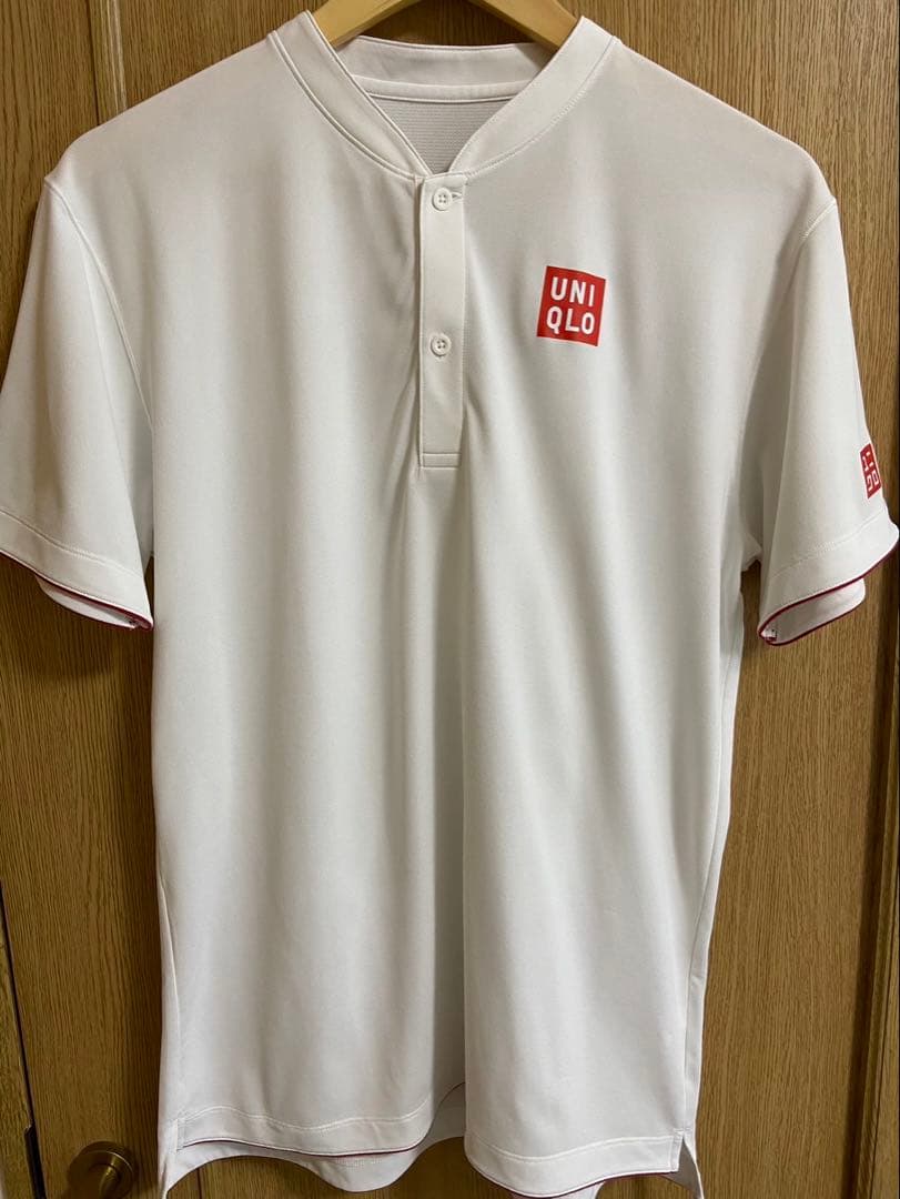 【ロジャー・フェデラー】UNIQLO ホワイト ポロシャツ