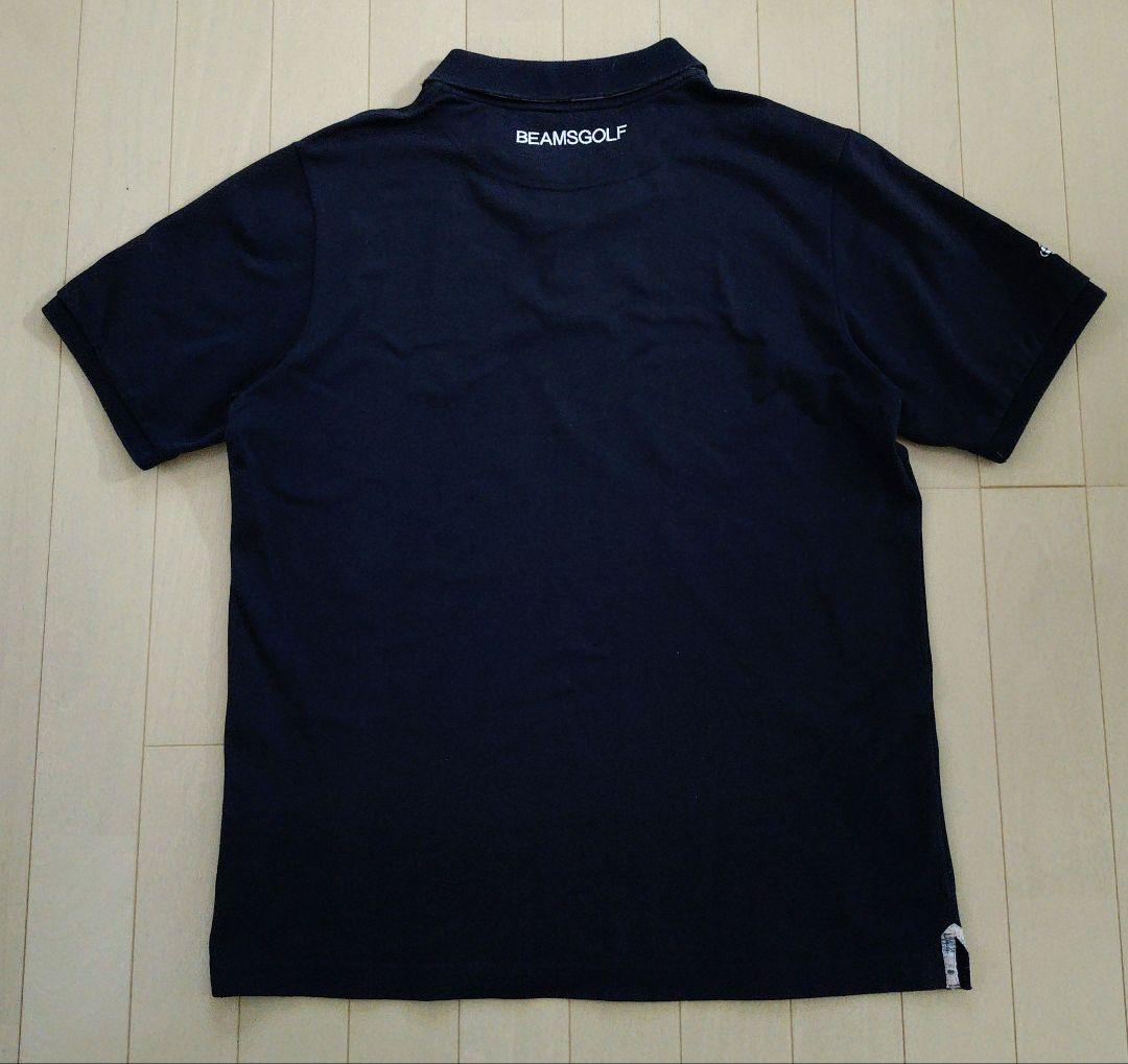 BEAMS GOLF ポロシャツ 【日本製】メンズ L ネイビー (濃紺)