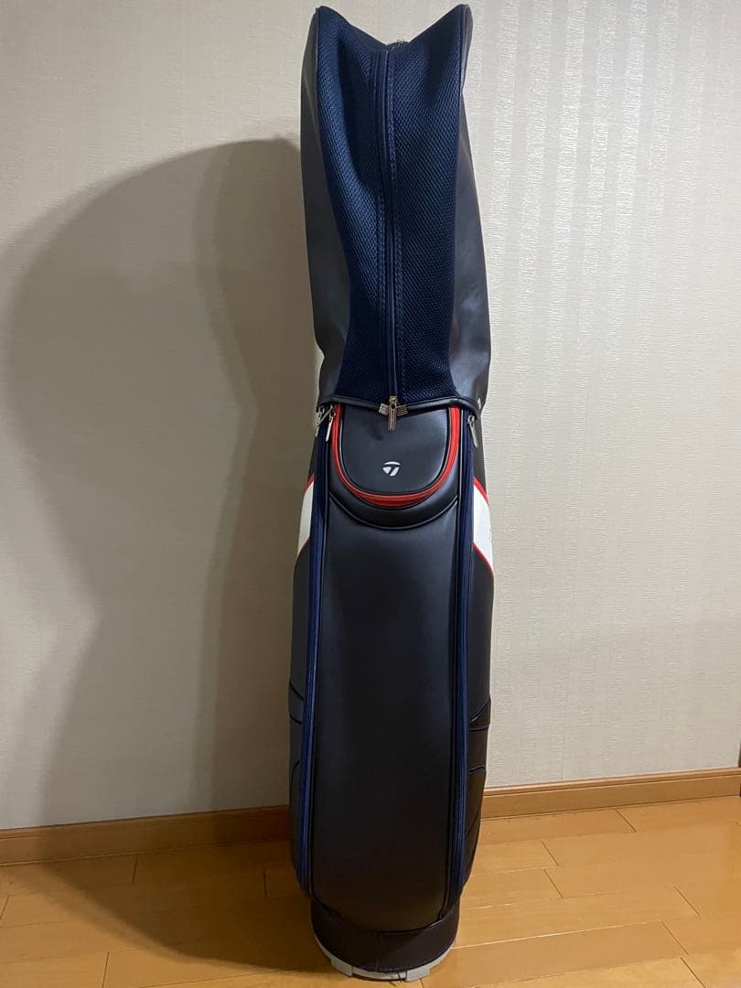 TAYLORMADE キャディバッグ ネイビー/ホワイト/レッド　美品