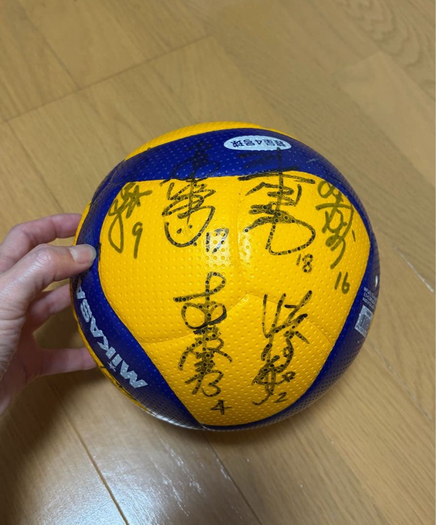 水の都杯　JAぎふ・イビデン 女子バレー サインボール（実業団9人制）