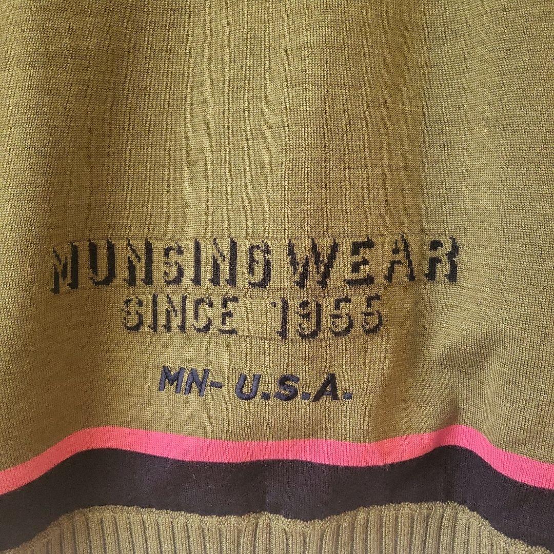 Munsingwear（マンシングウェア） 防風裏地付きニットブルゾン