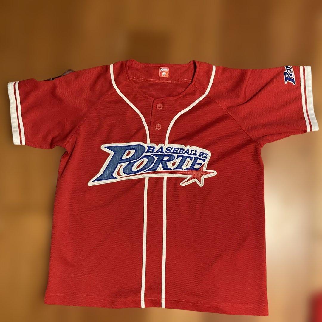 5点セット　ポルテ　レッド ユニフォーム 160 野球