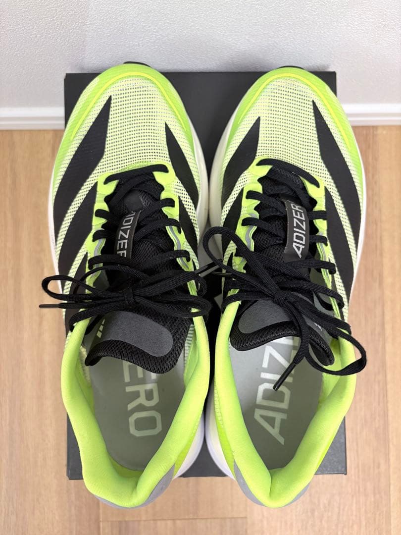 adidas ADIZERO BOSTON 13 25.5cm ネオンイエロー