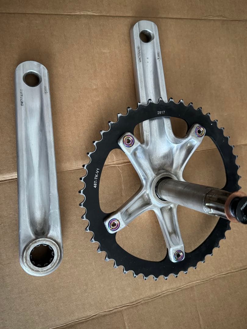 Sram オムニウム　クランクセット シルバー　ジャンク