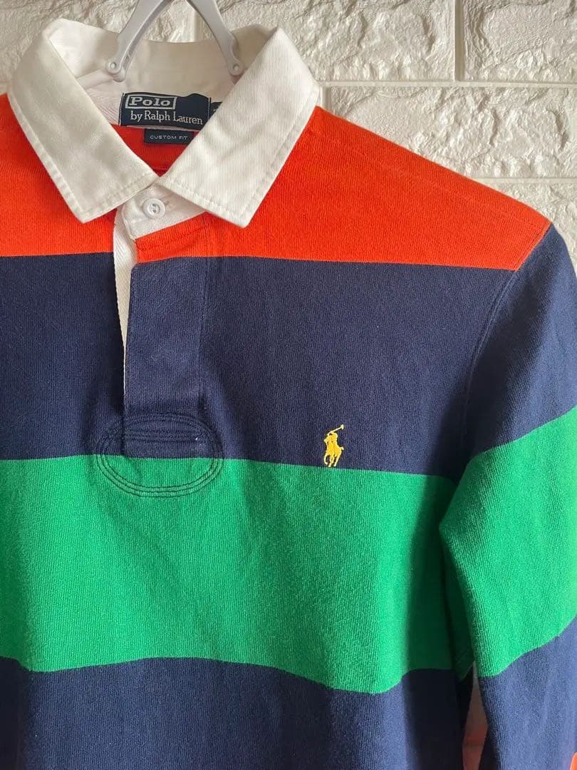 【古着】Polo by Ralph Lauren ラガーシャツXLサイズ