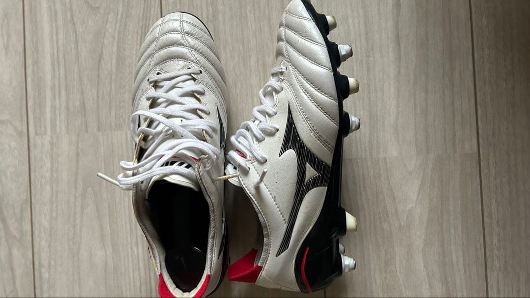 Mizuno スパイクシューズ ホワイト/レッド