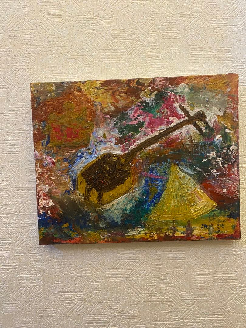油彩画 【Okinawa at that time】F3