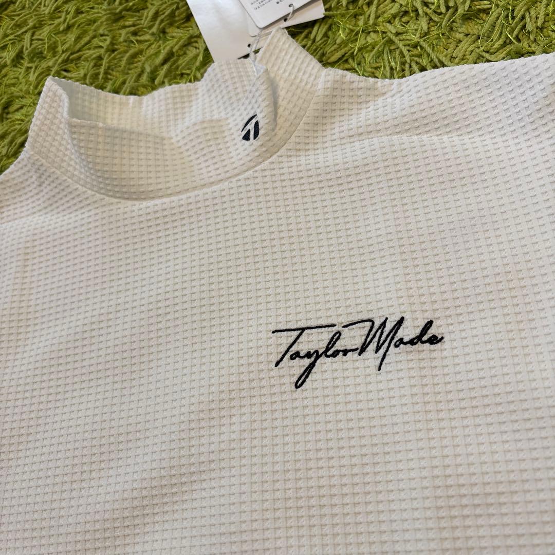 ラスト１点【TaylorMade】S 新品✨春ゴルフ　ロゴモックネックトップス