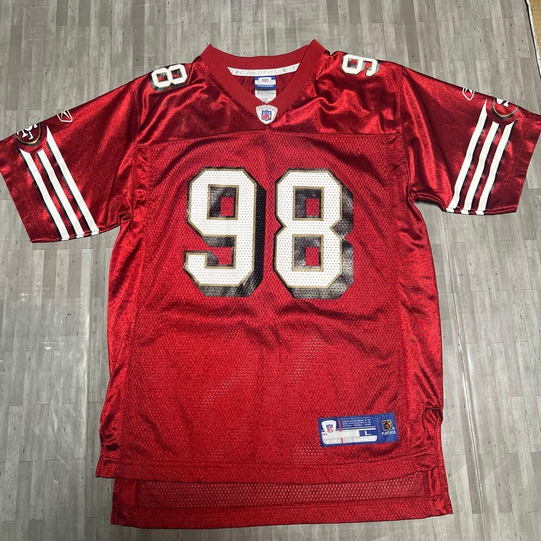 nfl reebok 47ers J.PETERSON レプリカジャージ