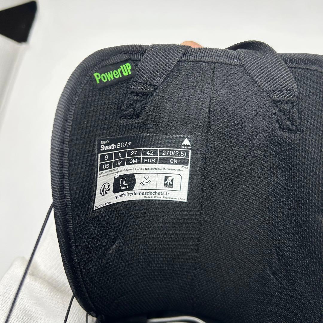 【新品】BURTON SWATH BOA 27cm 新モデル