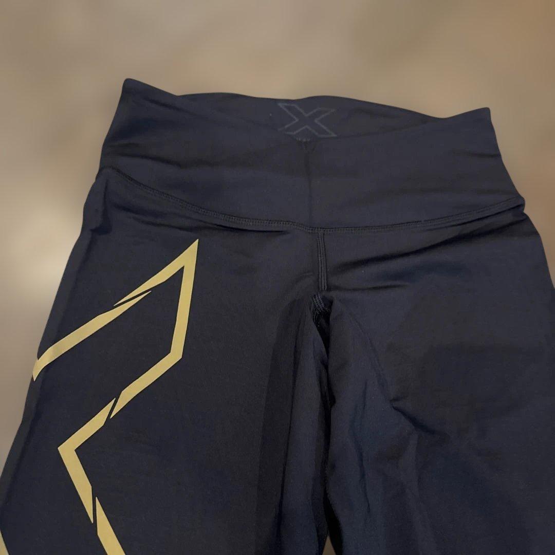 2XU タイツ ブラック/ゴールド XS レディース