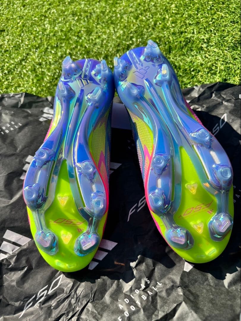 adidas　 F50 　24.5㎝　未使用　スパイク　天然芝用