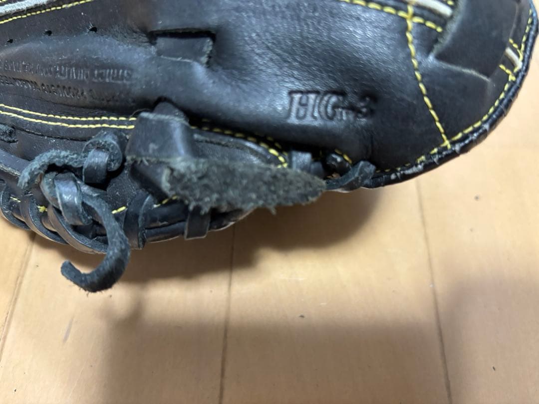ミズノ 軟式キャッチャーミット　ブラック　ジュニア用
