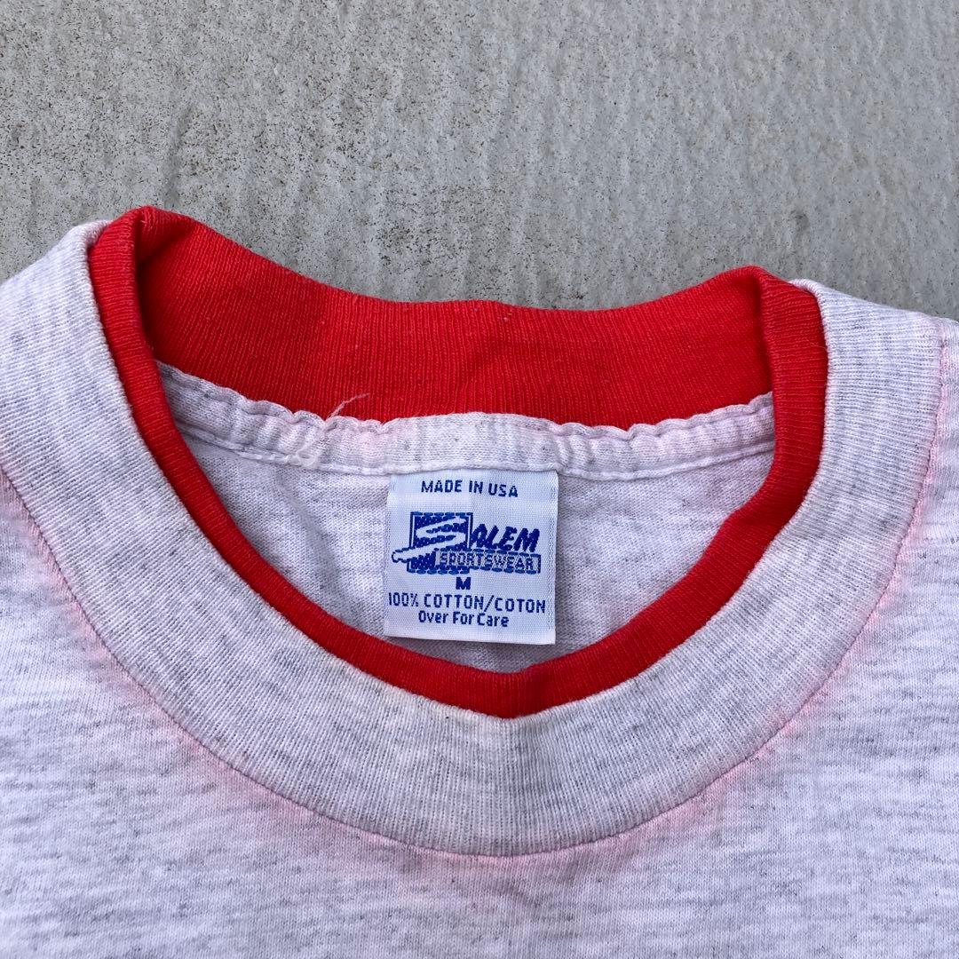 セーラム　シカゴブルズ　tシャツ 二重袖　バスケットボール　米国製　古着