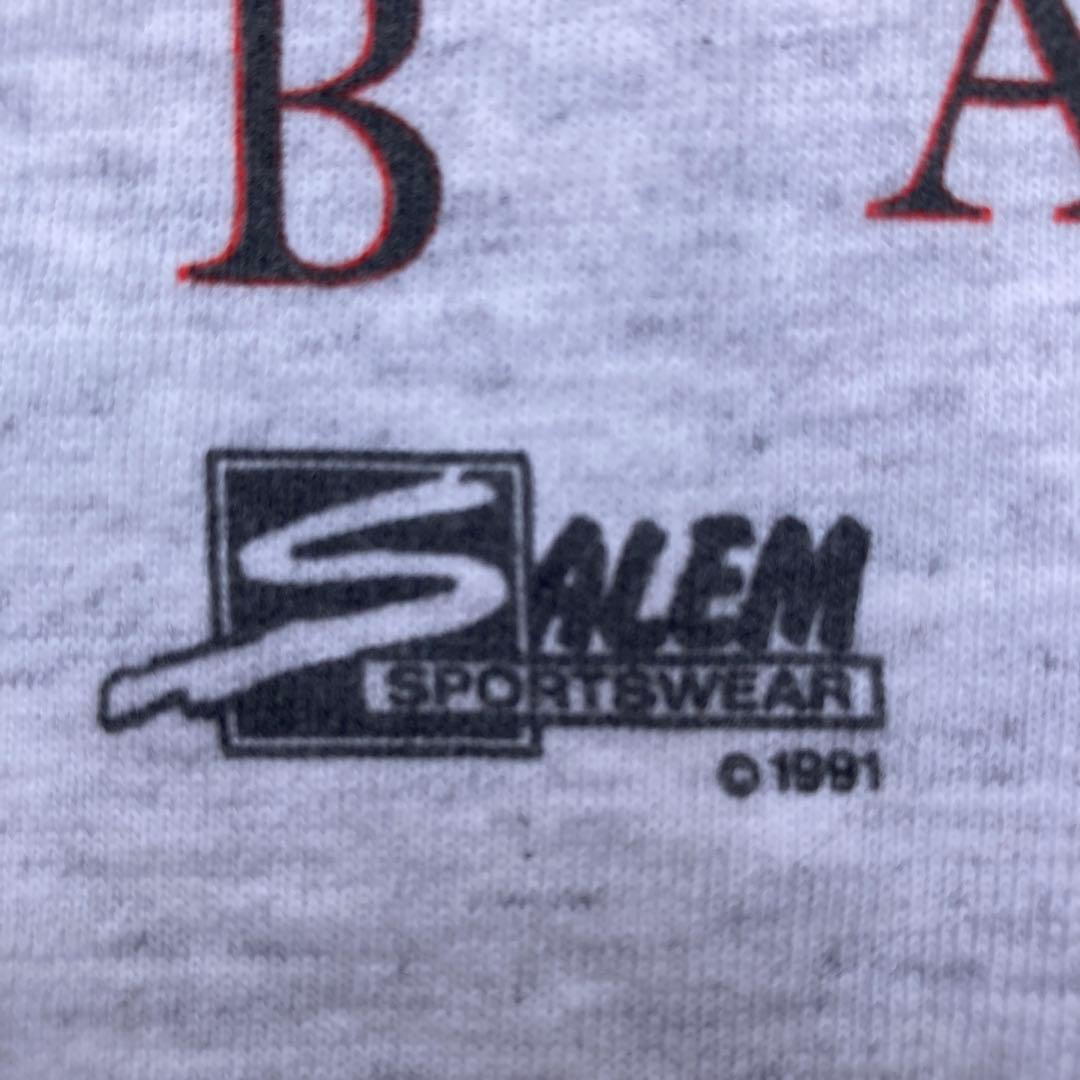 セーラム　シカゴブルズ　tシャツ 二重袖　バスケットボール　米国製　古着
