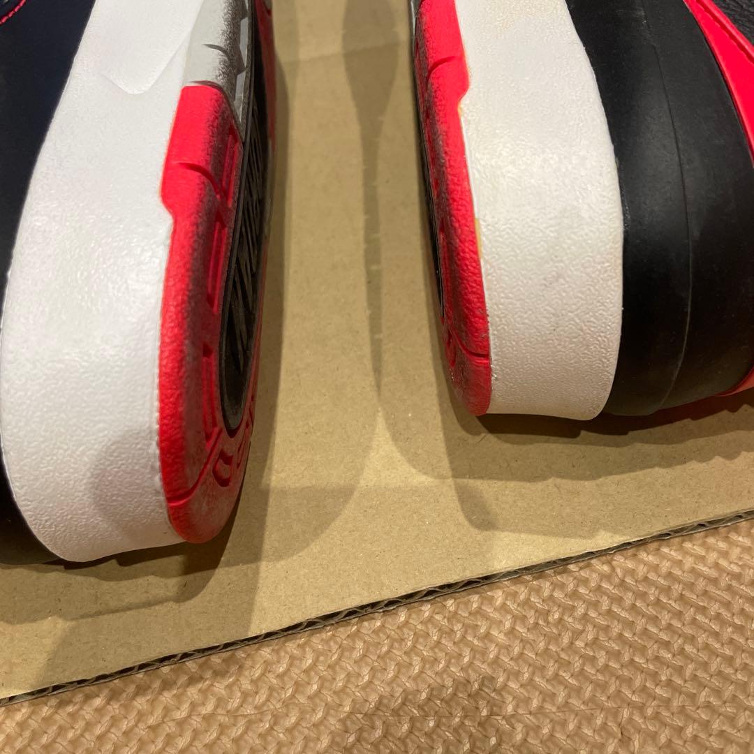 AK　Air Jordan バスケットシューズ 黒/赤/白/美品