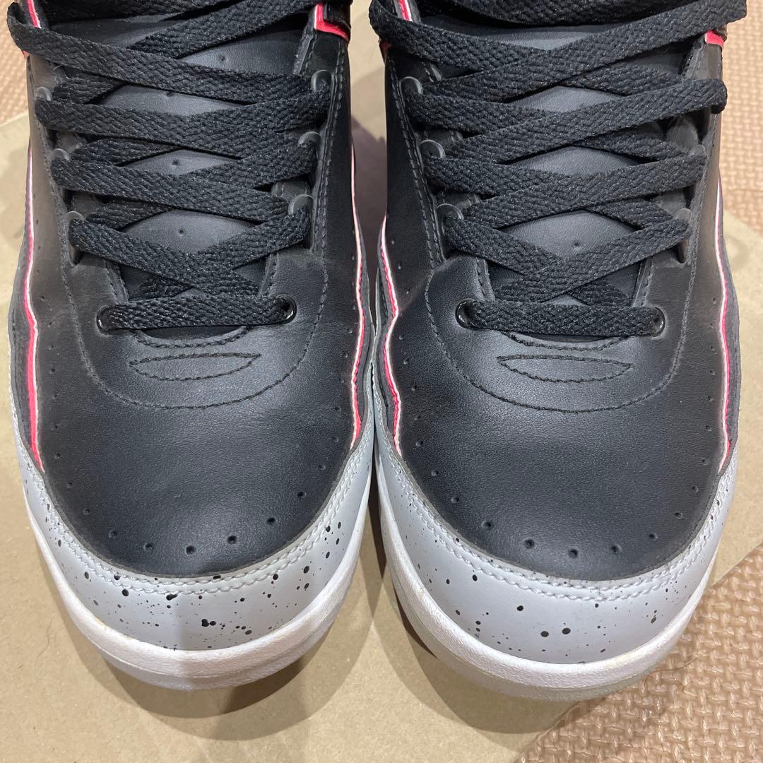 AK　Air Jordan バスケットシューズ 黒/赤/白/美品