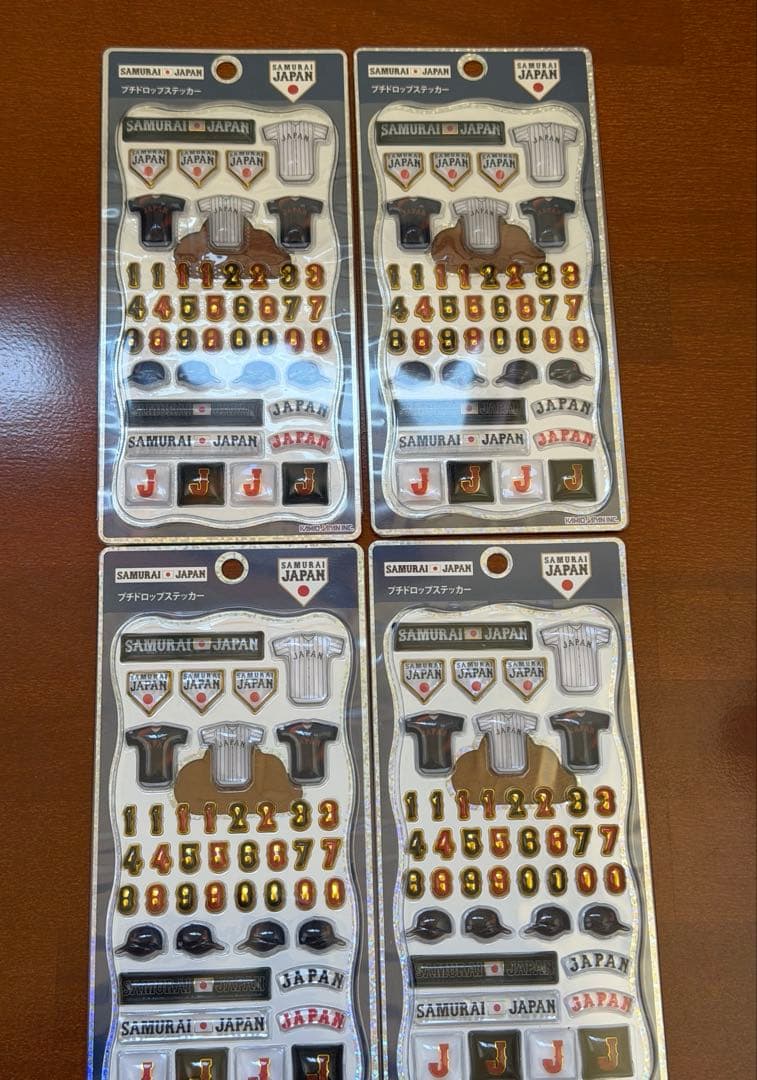 WBC 2026 侍ジャパン プチドロステッカー シール