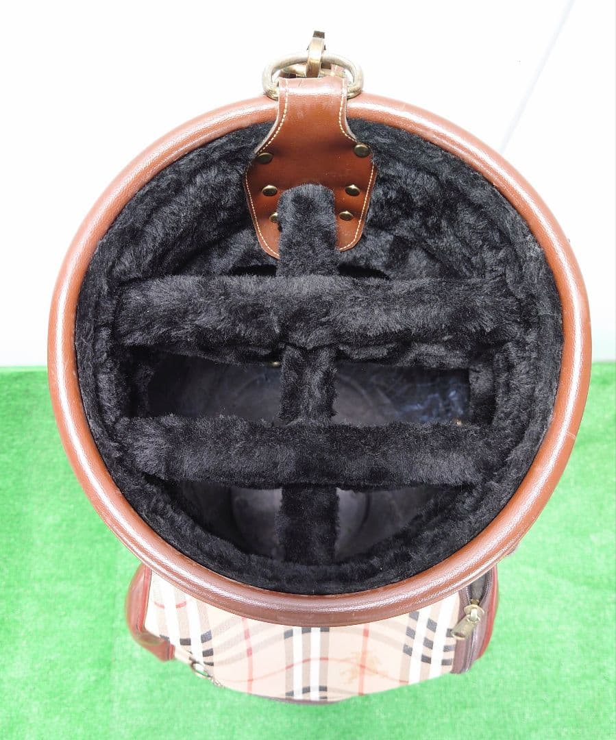 バーバリー(Burberry)キャディバッグ《8.5型》ノバチェック ベージュ