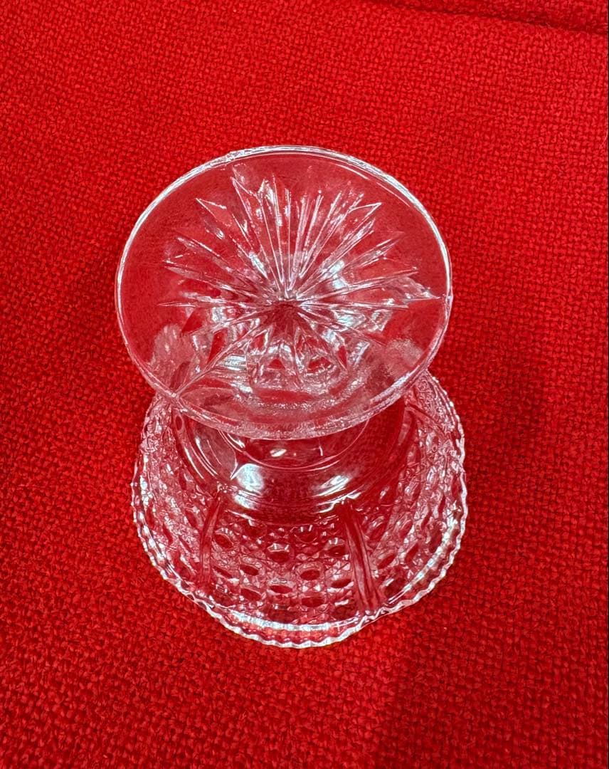 アデリア クリスタル ガラス 蓋付き 高上杯 ADERIA CRYSTAL