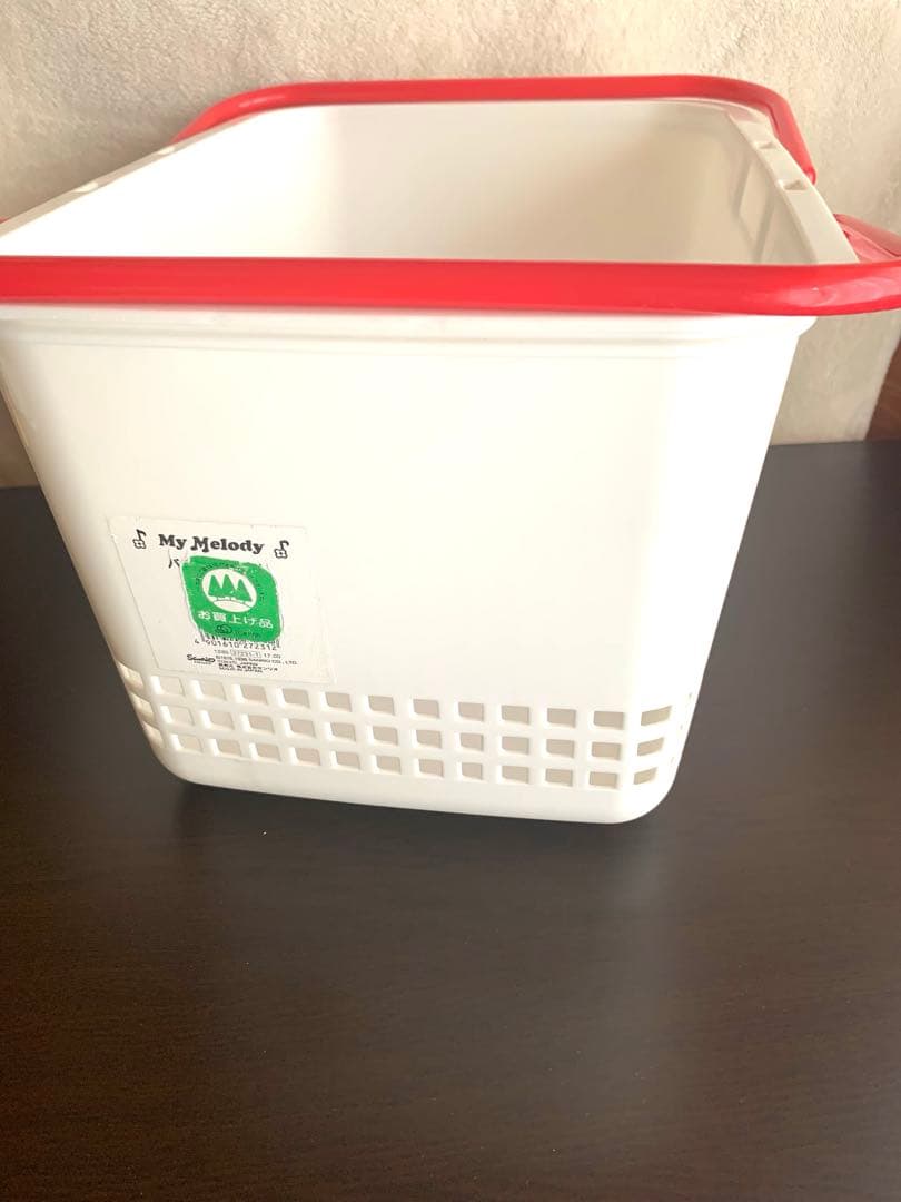 My Melody プラスチックバスケット