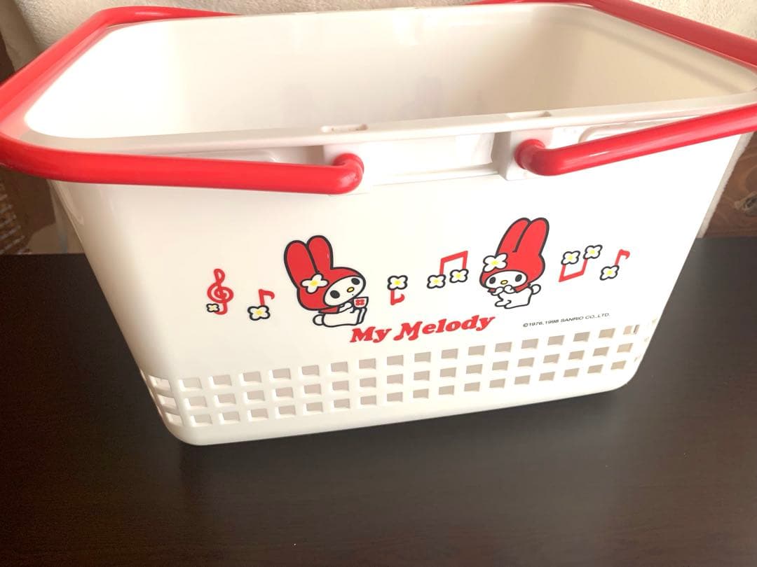 My Melody プラスチックバスケット