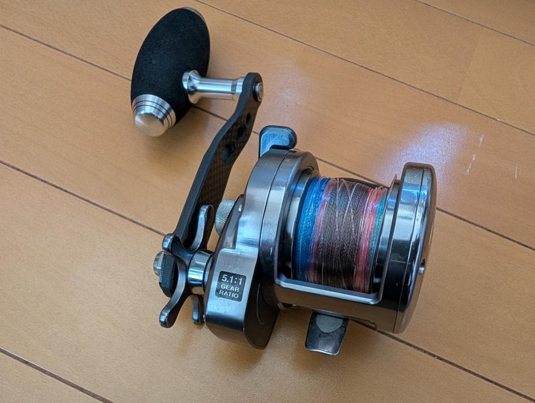 Shimano オシアジガー 1500P ゴメクサスカーボンハンドル交換品