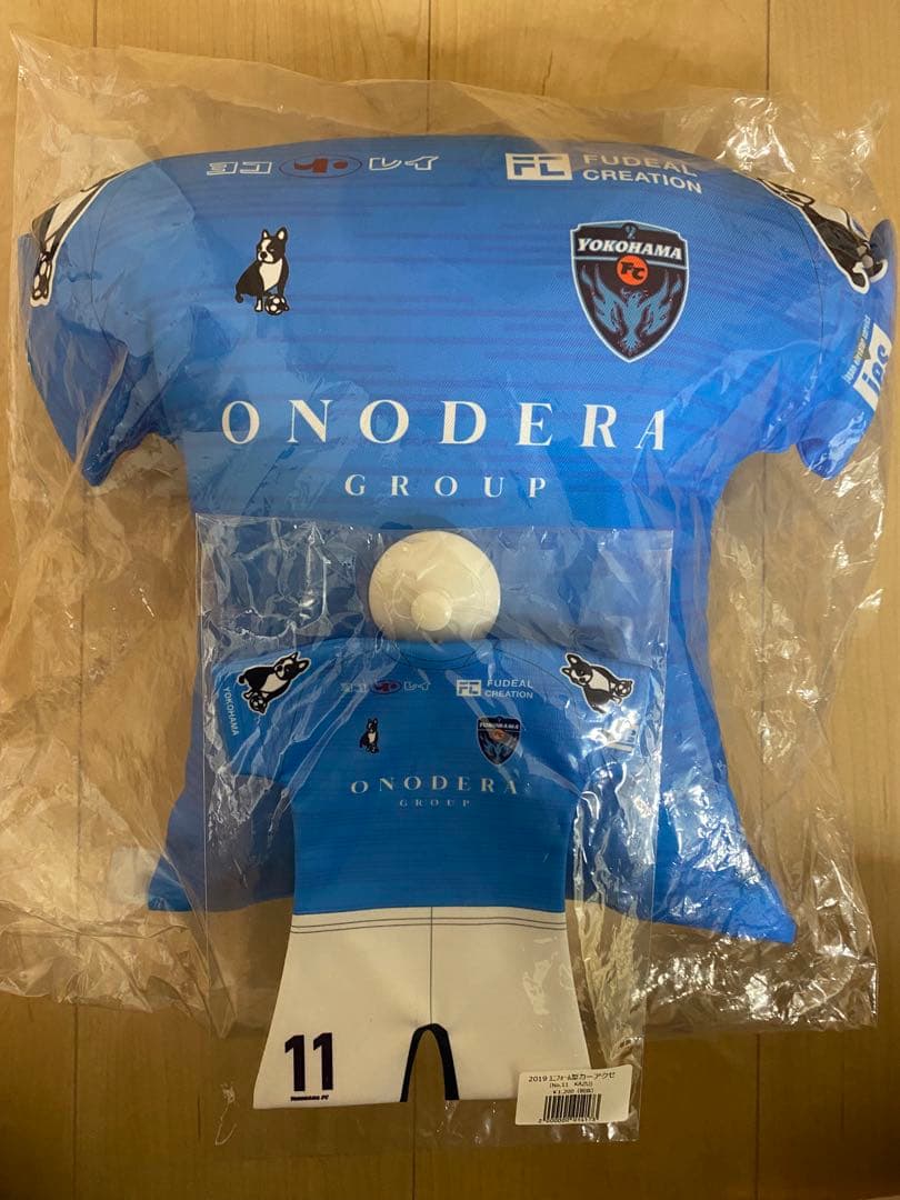 三浦知良　25個限定クッション&カーアクセサリー　横浜FC