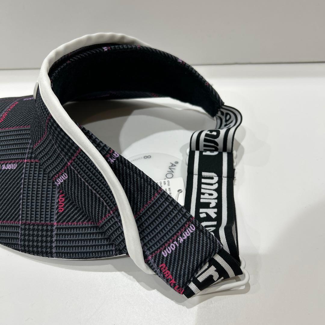 新品❤️マークアンドロナ❤️チェック柄バイザー スカルロゴ付き