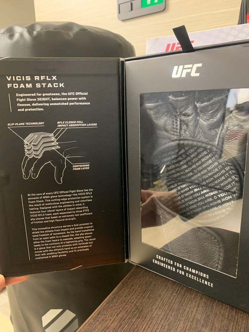 阿部虹太、UFC 3Eight 公式試合用　グローブ新品 激レアM
