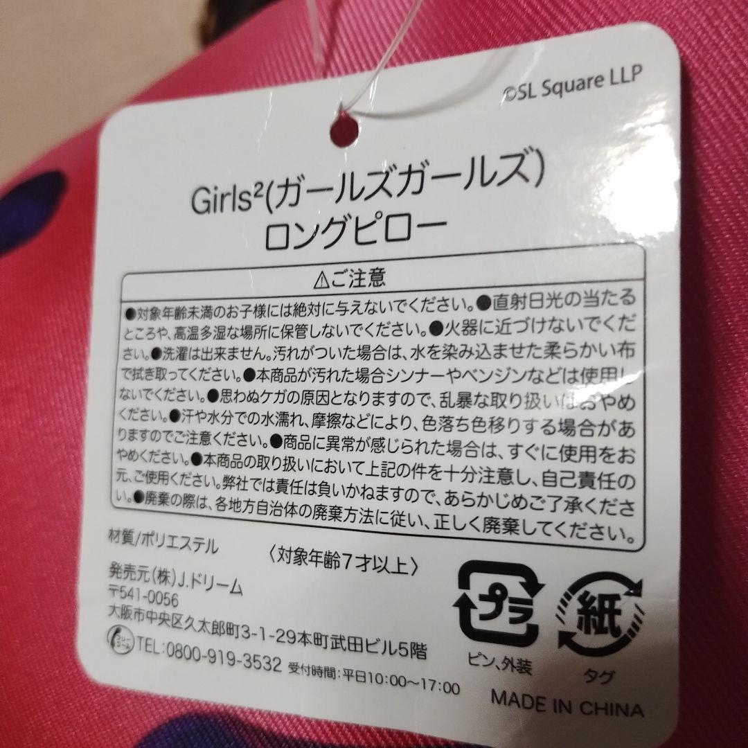 新品！Girls2 ガールズガールズ抱き枕、ロングピローセット