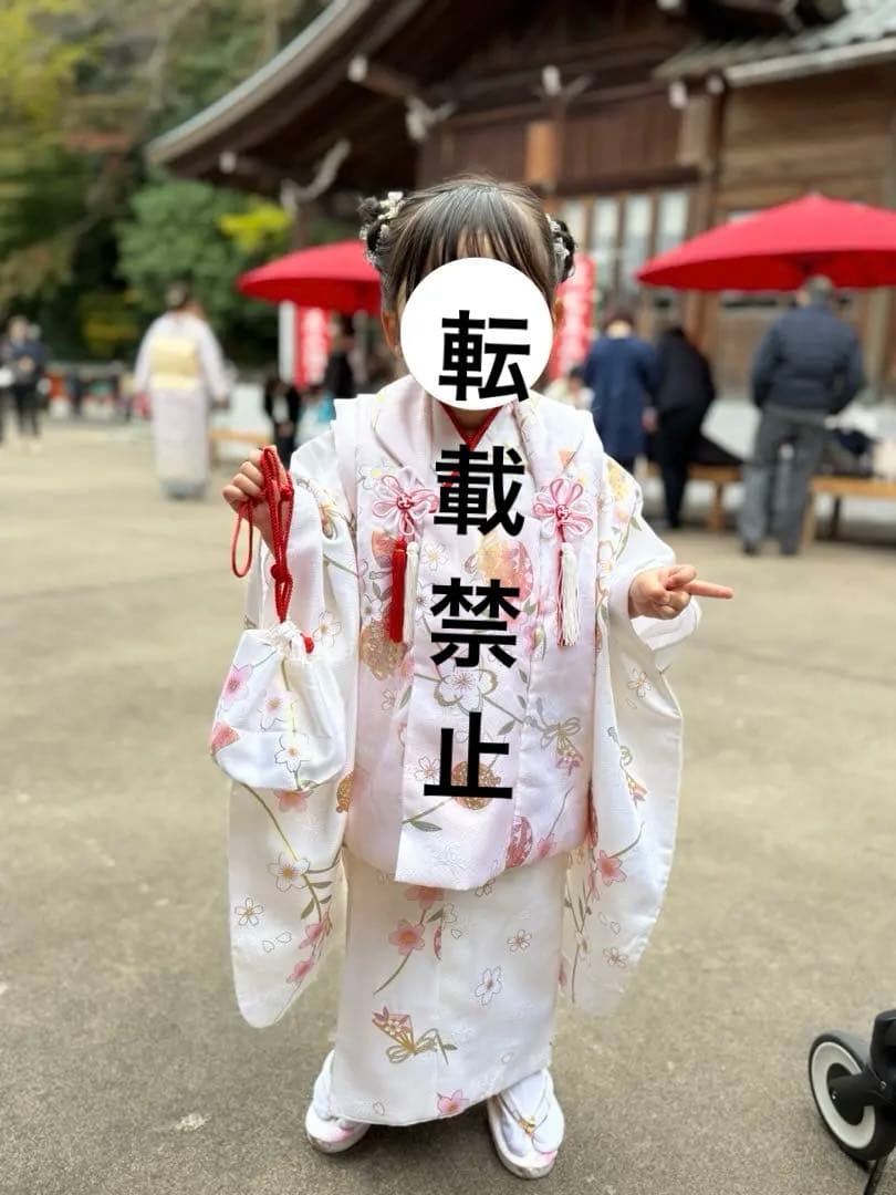 七五三 着物セット 753 花柄　3歳　女の子