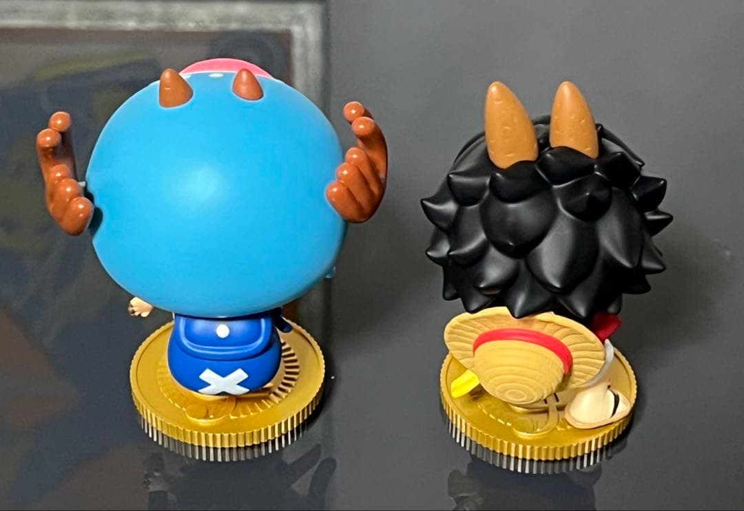 Labubu（ラブブ）×ワンピース フィギュア チョッパー ルフィ セット
