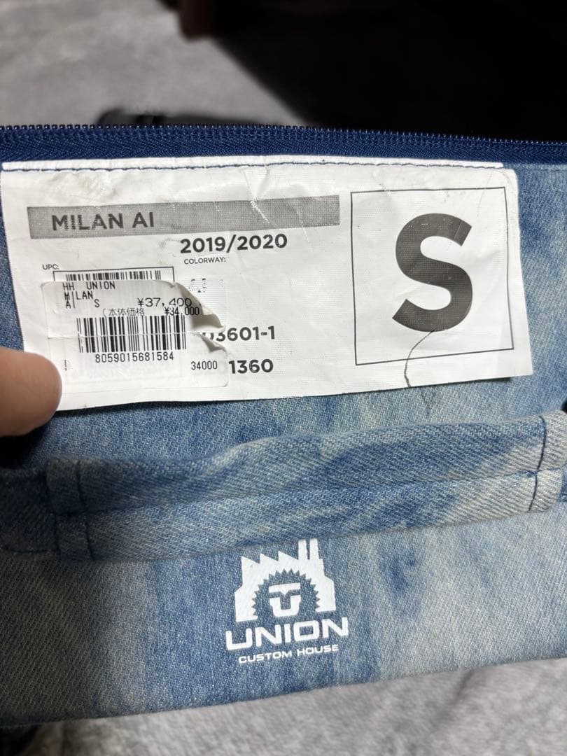 UNION スノーボードビンディング ネイビー