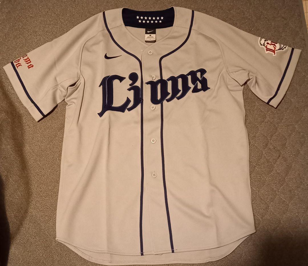 新品　NIKE　西武ライオンズユニフォーム　グレー　L