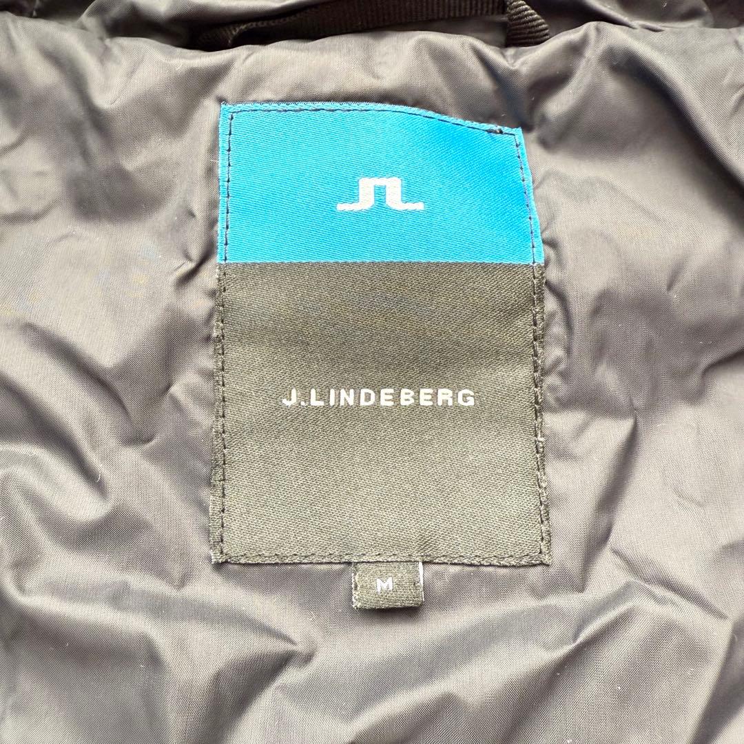 J.LINDEBERG ゴルフ 中綿ジャケット M ブラック ロゴ